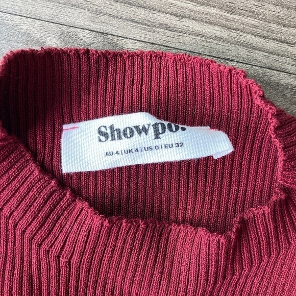 SHOWPO. WOMENS GISELLI TOP - KNIT RUCHED SIDE TANK TOP IN PLUM - Picture 5 of 7